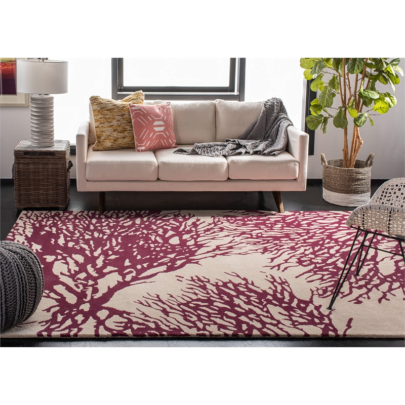 Safavieh Bella 5' Square Hand Tufted Wool Rug