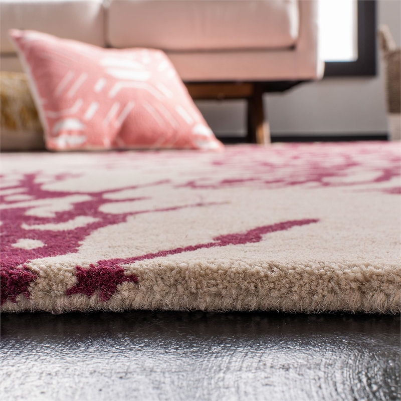 Safavieh Bella 5' Square Hand Tufted Wool Rug