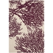 Safavieh Bella 6' X 9' Hand Tufted Wool Pile Rug in Beige and Purple