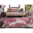Safavieh Bella 8' X 10' Hand Tufted Wool Rug in Beige and Purple