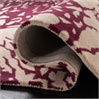 Safavieh Bella 8' X 10' Hand Tufted Wool Rug in Beige and Purple
