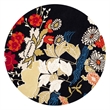 Safavieh Bella 5' Square Hand Tufted Wool Pile Rug in Black