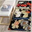 Safavieh Bella 5' Square Hand Tufted Wool Pile Rug in Black