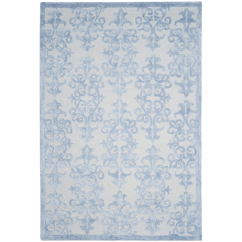 Safavieh Bella 6' X 9' Hand Tufted Wool Pile Rug in Blue