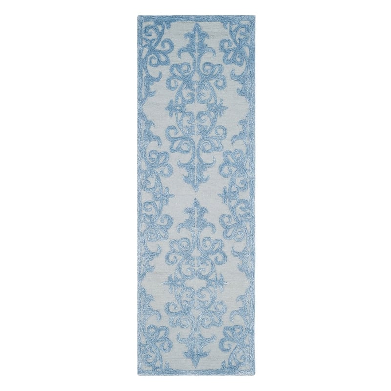 Safavieh Bella 8' X 10' Hand Tufted Wool Pile Rug in Sand and Ivory
