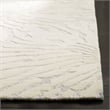 Safavieh Bella 4' X 6' Hand Tufted Wool Pile Rug in Silver and Ivory