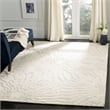 Safavieh Bella 6' X 9' Hand Tufted Wool Pile Rug in Silver and Ivory