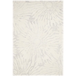 Safavieh Bella 6' X 9' Hand Tufted Wool Pile Rug in Silver and Ivory