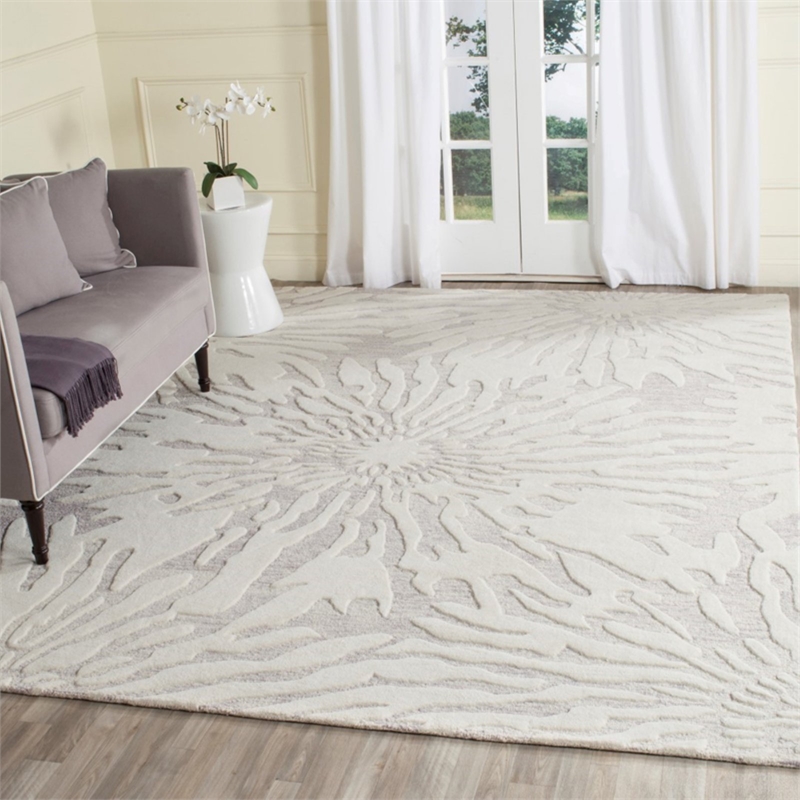 Safavieh Bella 5' Square Hand Tufted Wool Rug