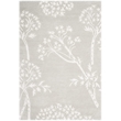 Safavieh Bella 4' X 6' Hand Tufted Wool Pile Rug in Gray and Ivory