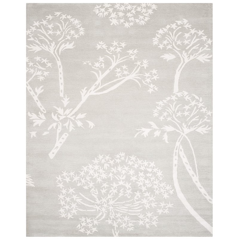Safavieh Bella 8' X 10' Hand Tufted Wool Pile Rug in Gray and Ivory