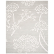 Safavieh Bella 8' X 10' Hand Tufted Wool Pile Rug in Gray and Ivory