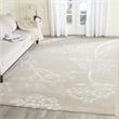 Safavieh Bella 8' X 10' Hand Tufted Wool Pile Rug in Sand and Ivory
