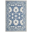 Safavieh Bella 4' X 6' Hand Tufted Wool Pile Rug in Blue and Ivory