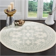Safavieh Bella 6' X 9' Hand Tufted Wool Pile Rug in Blue and Ivory