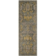 Safavieh Bella 8' X 10' Hand Tufted Wool Rug in Blue Gray and Gold