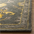 Safavieh Bella 8' X 10' Hand Tufted Wool Rug in Blue Gray and Gold
