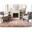 Safavieh Bella 6' X 9' Hand Tufted Wool Pile Rug in Rose and Taupe