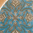 Safavieh Bella 4' X 6' Hand Tufted Wool Pile Rug in Blue and Taupe