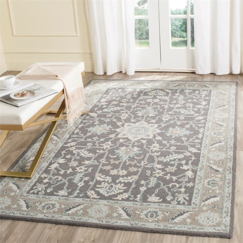 Safavieh Blossom 5' X 8' Hand Hooked Wool Rug