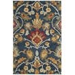 Safavieh Blossom 8' X 10' Hand Hooked Wool Rug in Navy