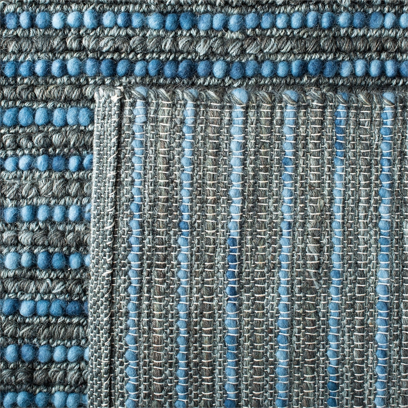 Safavieh Bohemian 10' Square Hand Woven Rug in Dark Blue