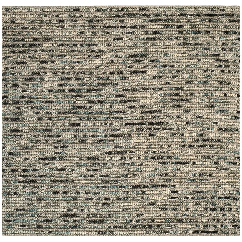 Safavieh Bohemian 8' Square Hand Woven Rug in Gray