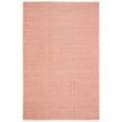 Safavieh Boston 4' Square Hand Woven Cotton Pile Rug in Orange