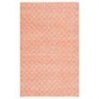 Safavieh Boston 5' X 8' Hand Woven Cotton Pile Rug in Orange