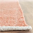Safavieh Boston 6' X 9' Hand Woven Cotton Pile Rug in Orange