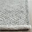 Safavieh Boston 5' X 8' Hand Woven Cotton Pile Rug in Gray