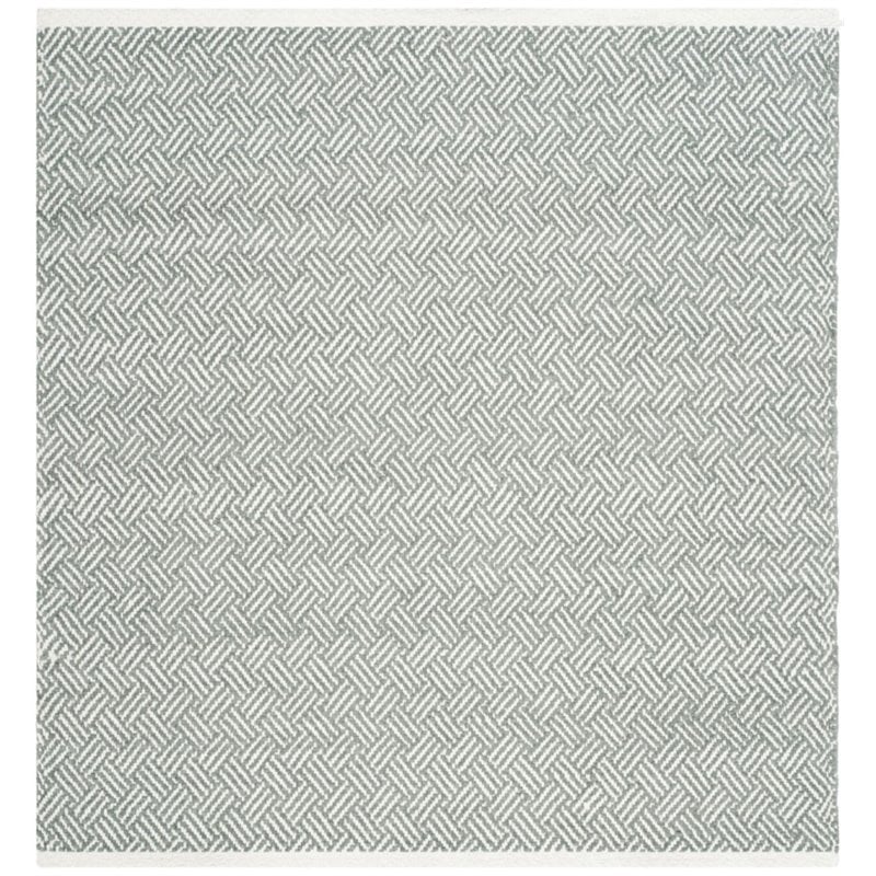 Safavieh Boston 5' X 8' Hand Woven Cotton Pile Rug in Gray
