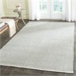 Safavieh Boston 6' Square Hand Woven Cotton Pile Rug in Gray