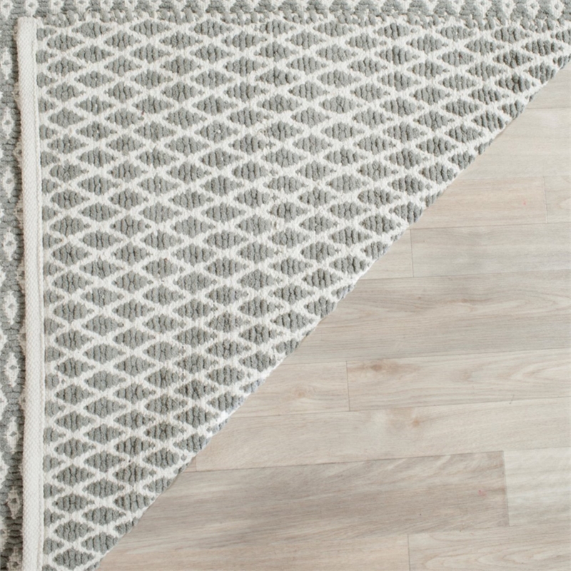 Safavieh Boston 9' X 12' Hand Woven Cotton Pile Rug in Orange