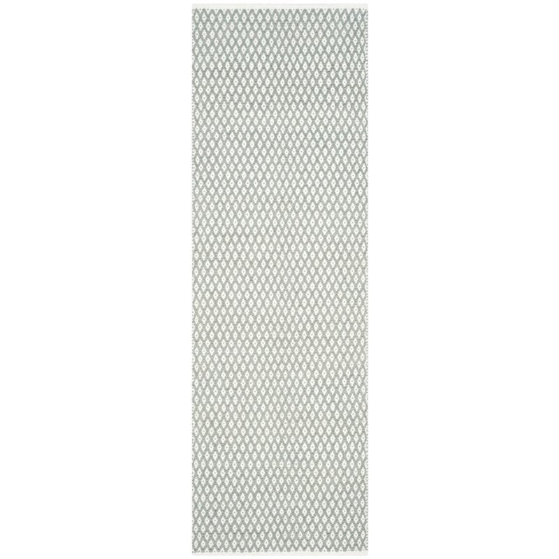 Safavieh Boston 8' X 10' Hand Woven Cotton Pile Rug in Gray