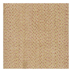 safavieh braided 6' square hand woven cotton pile rug