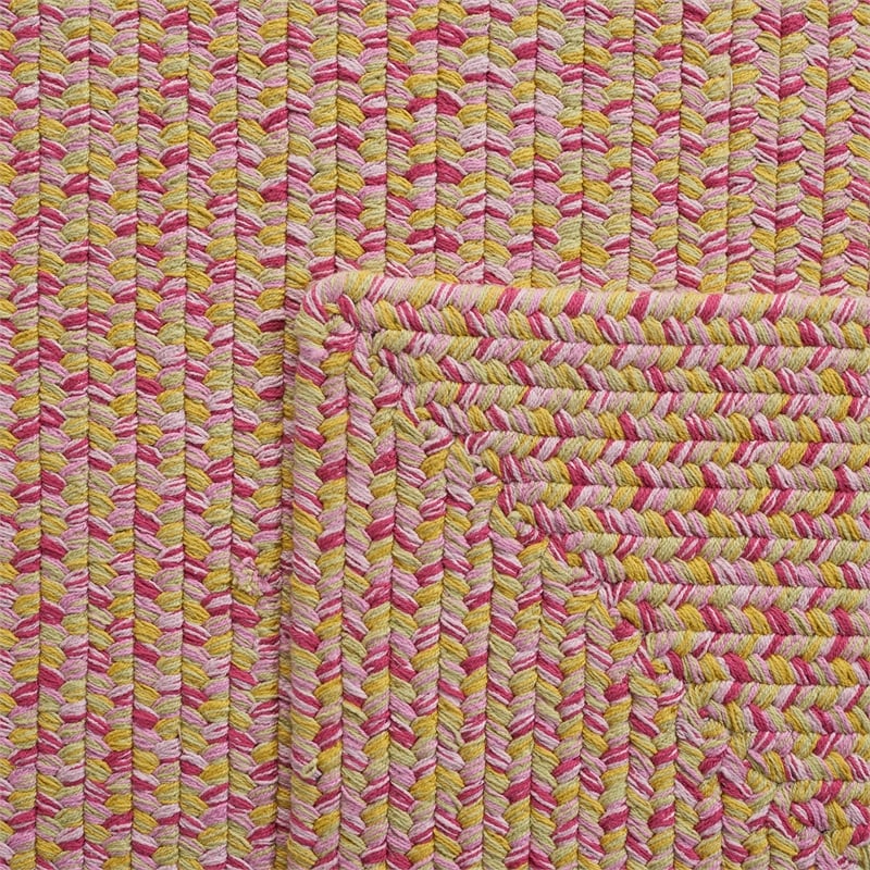 Safavieh Braided 6' Square Hand Woven Cotton Pile Rug