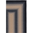 Safavieh Braided 2' X 3' Hand Woven Rug in Black and Gray
