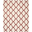 Safavieh Cambridge 5' X 8' Hand Tufted Wool Rug in Ivory and Rust