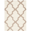 Safavieh Cambridge 2' X 3' Hand Tufted Wool Rug in Ivory and Beige