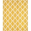 Safavieh Cambridge 8' X 10' Hand Tufted Wool Rug in Gold and Ivory