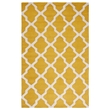 Safavieh Cambridge 9' X 12' Hand Tufted Wool Rug in Gold and Ivory