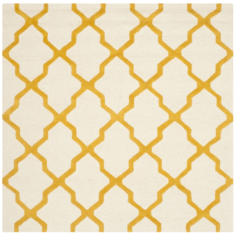 Safavieh Cambridge 6' Square Hand Tufted Wool Rug