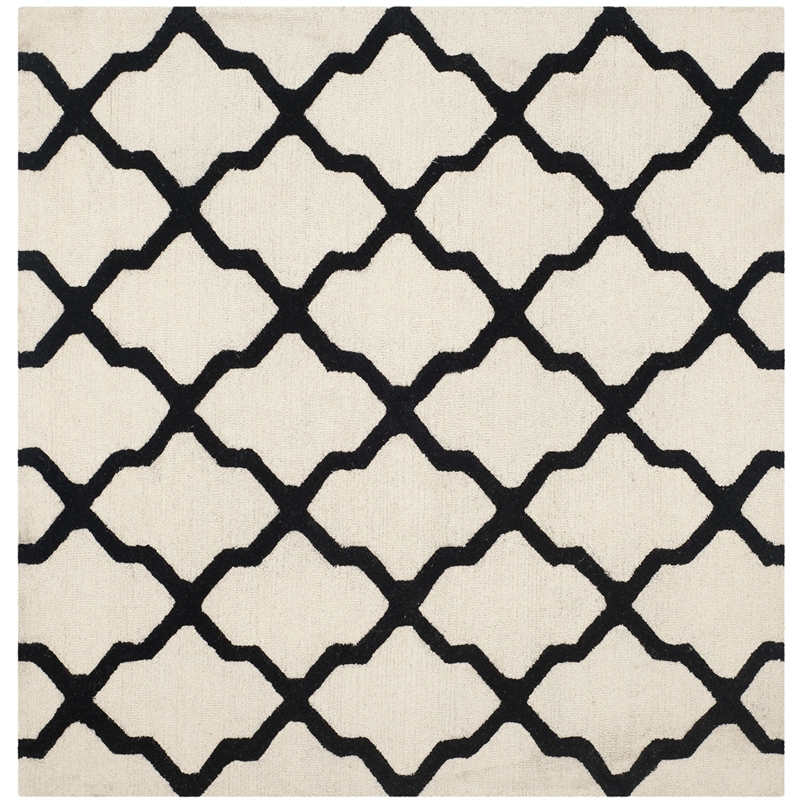 Safavieh Cambridge 6' Square Hand Tufted Wool Rug