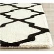 Safavieh Cambridge 9' X 12' Hand Tufted Wool Rug in Ivory and Black