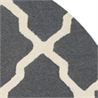 Safavieh Cambridge 6' Round Hand Tufted Wool Rug