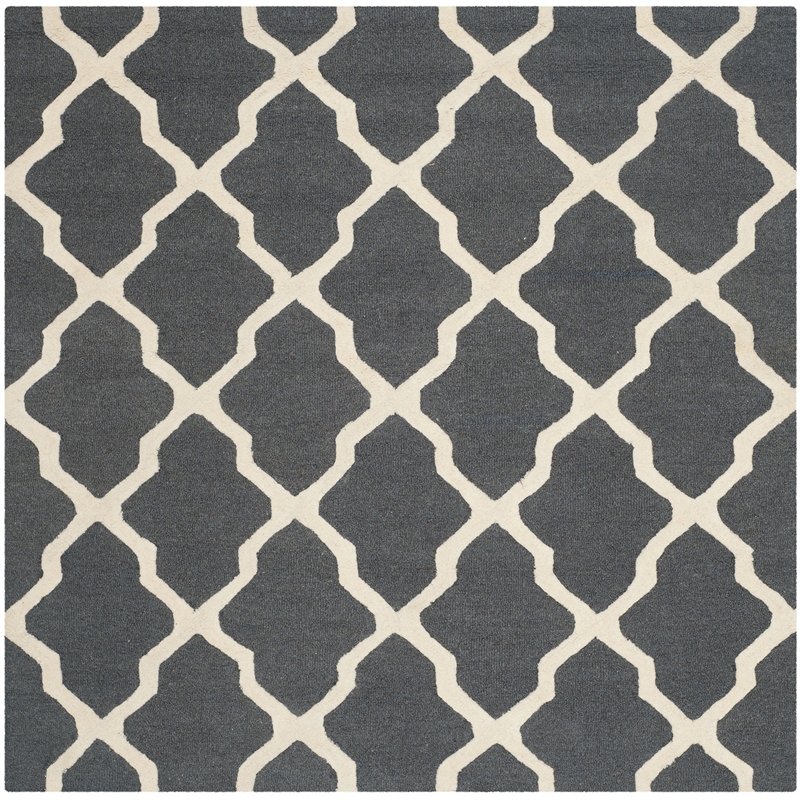 Safavieh Cambridge 6' Square Hand Tufted Wool Rug