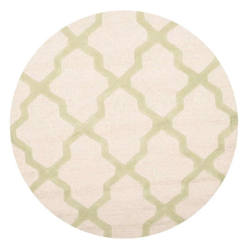 Safavieh Cambridge 12' X 18' Hand Tufted Wool Rug in Ivory and Silver