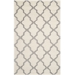 Safavieh Cambridge 5' X 8' Hand Tufted Wool Rug in Ivory and Silver