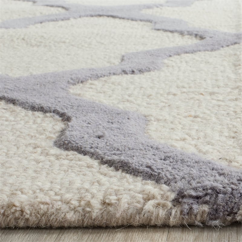 Safavieh Cambridge 6' Square Hand Tufted Wool Rug